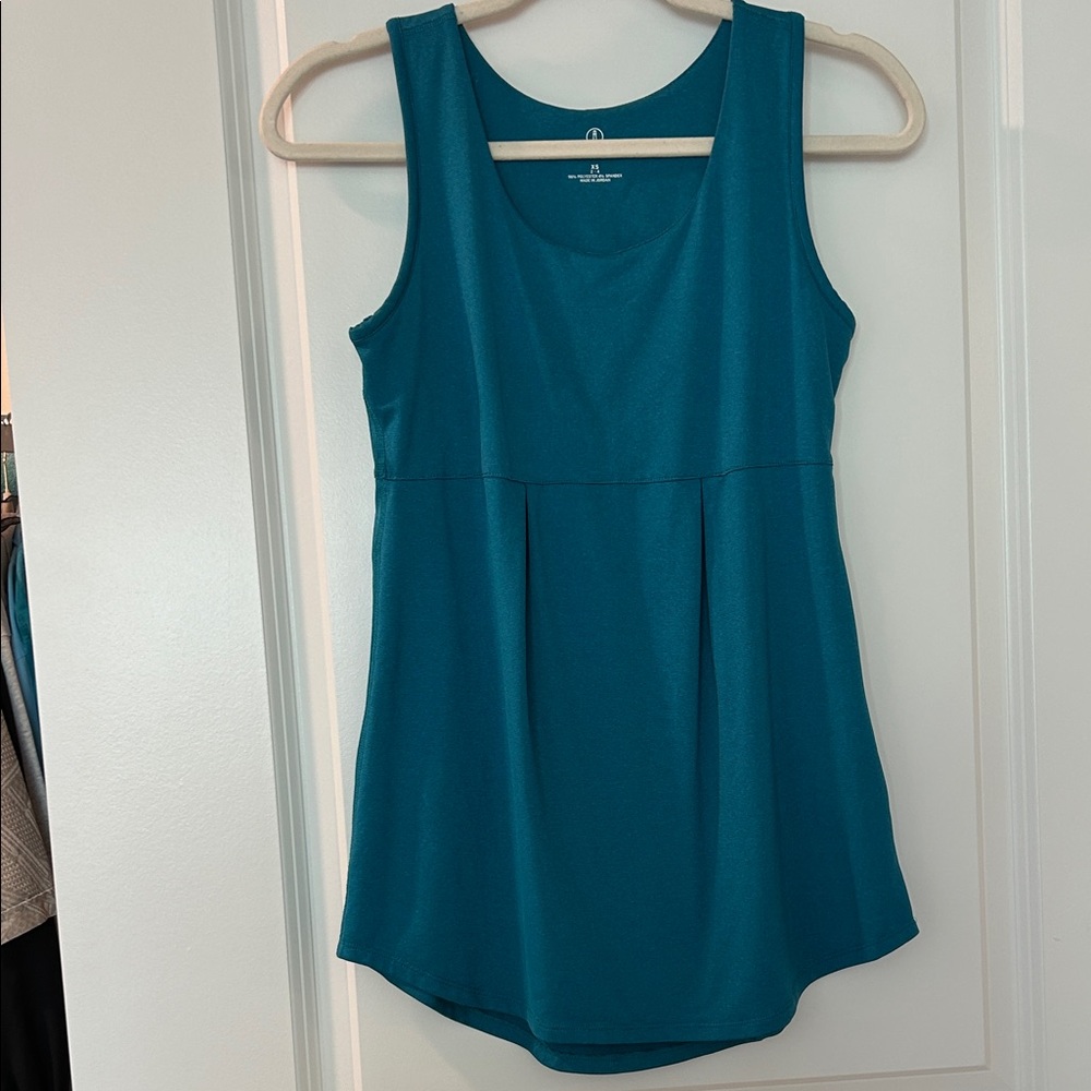 Lands' End Teal Tank Top for Women